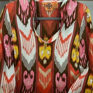 Tory Burch Multi-Color Tunic Size 2